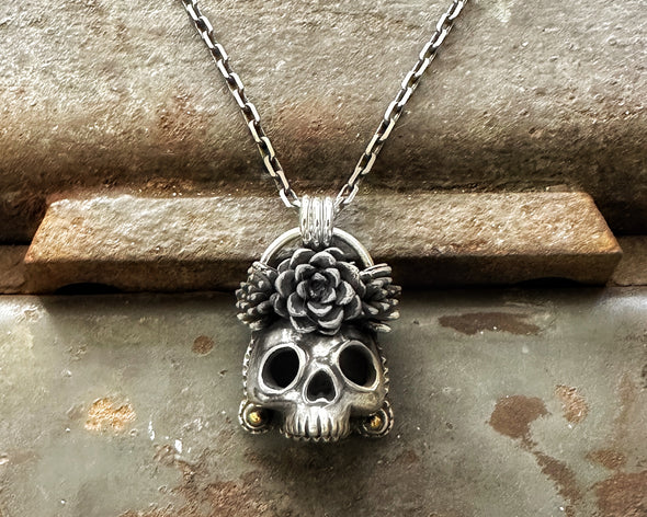 Skull Queen with Flower Crown