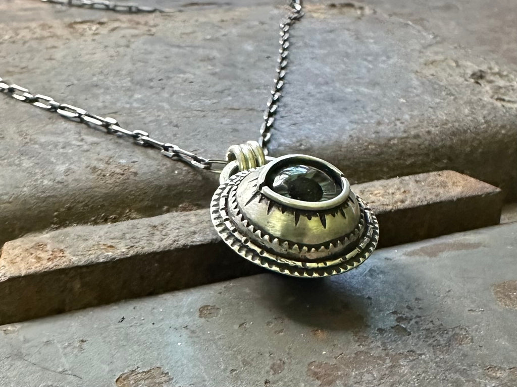 Glass Eye Necklace #5