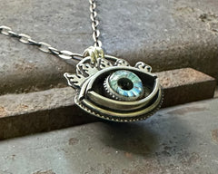 Glass Eye Necklace #11