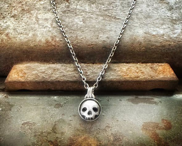 Tiny Skull Necklace