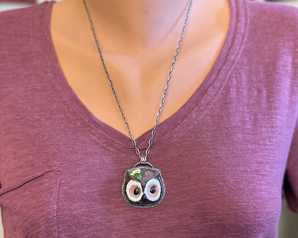 Cute Vintage Owl Face #1
