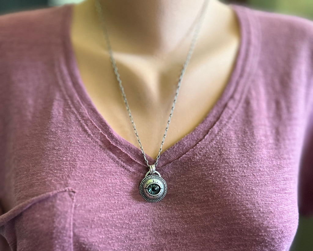 Glass Eye Necklace #5