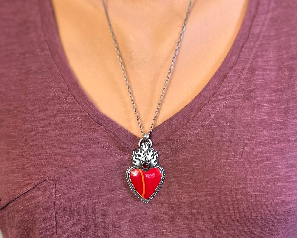 Sacred Heart with Rosarita Heart #1