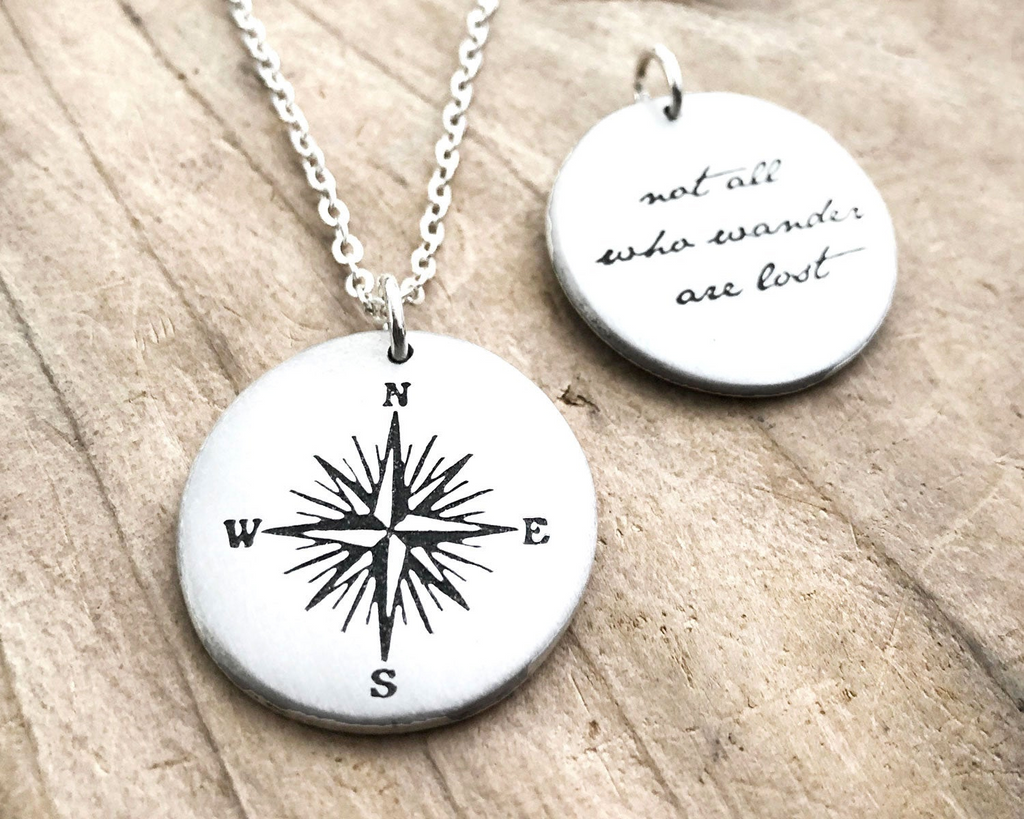 Not All Who Wander Are Lost Necklace