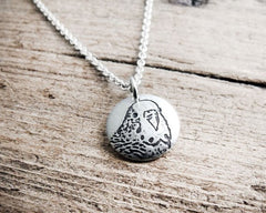Tiny  Parakeet  Necklace