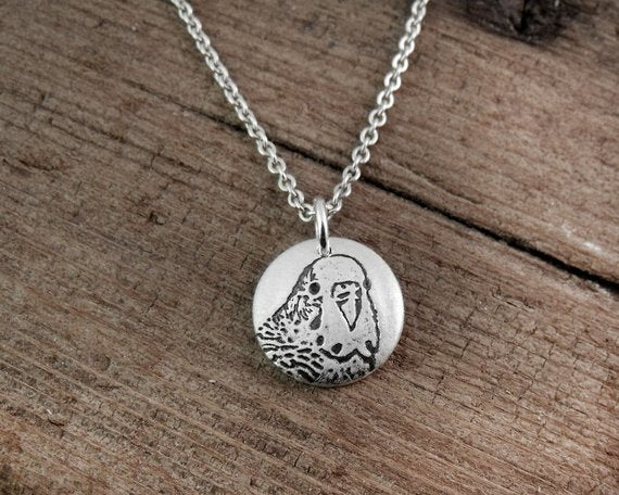 Tiny  Parakeet  Necklace
