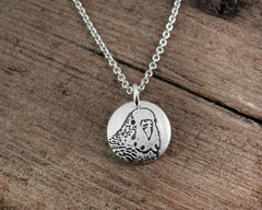 Tiny  Parakeet  Necklace