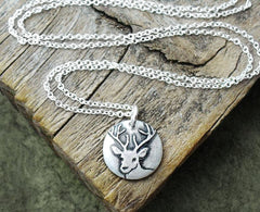 Tiny Deer Necklace