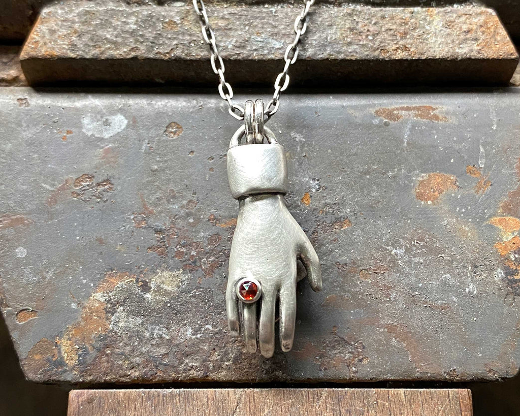 Heart in Hand Necklace