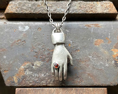 Heart in Hand Necklace