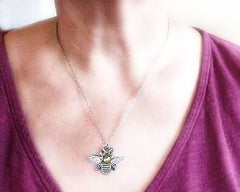 Honey Bee necklace