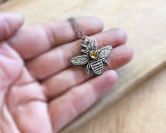 Honey Bee necklace