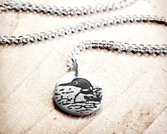 Tiny Loon Necklace