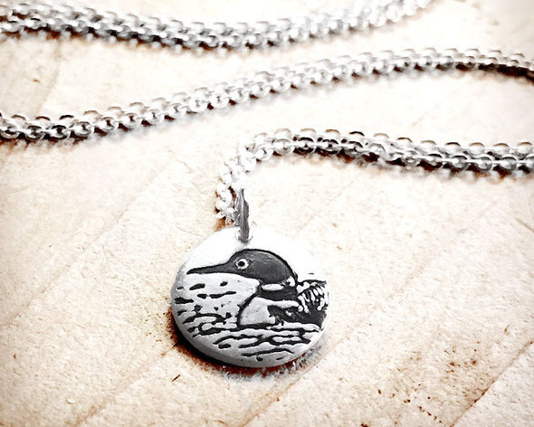 Tiny Loon Necklace