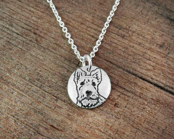 Tiny Scottish Terrier Necklace