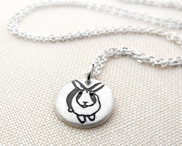 Tiny Bunny Rabbit Necklace