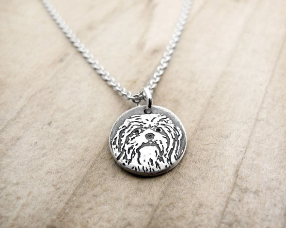 Tiny Shih Tzu Necklace