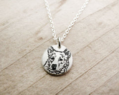 Tiny Heeler Necklace or Australian Cattle Dog