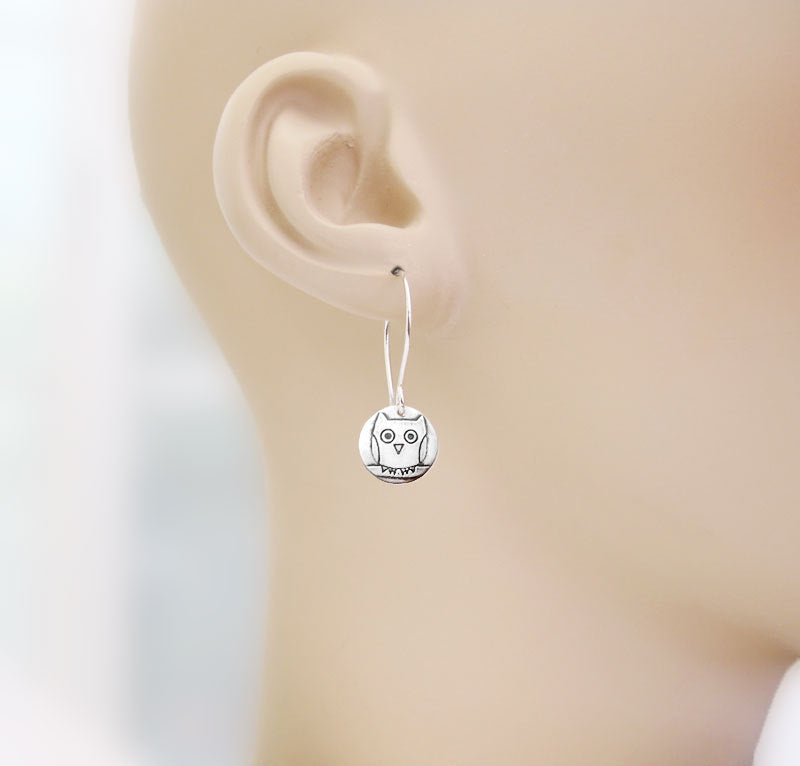 Tiny Owl Earrings