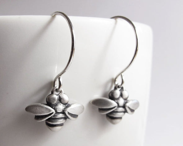 Very Tiny Bee Earrings