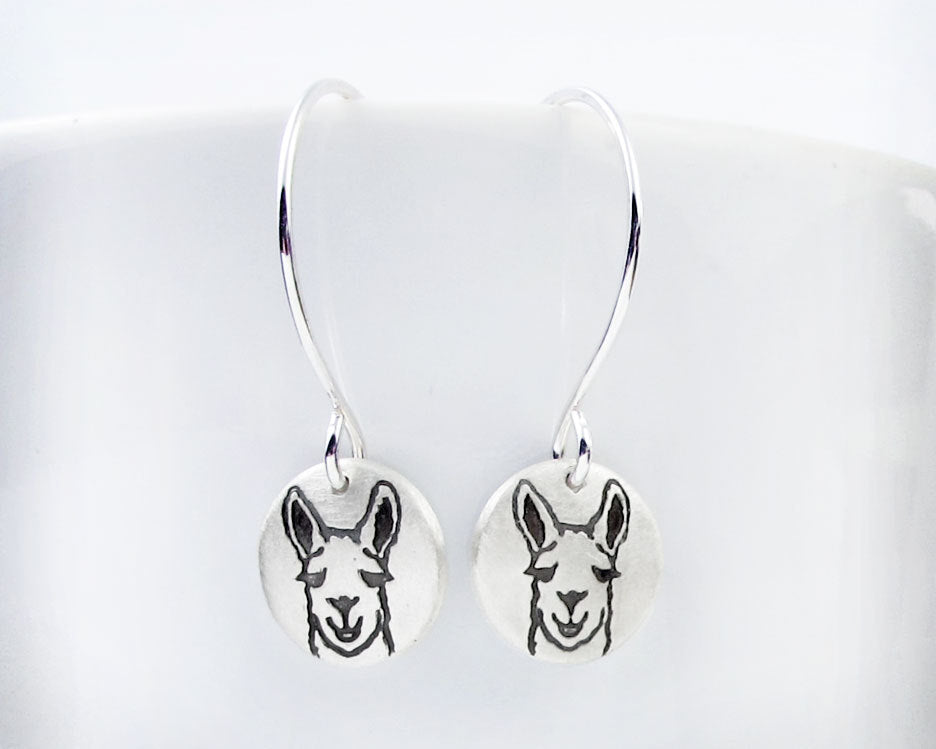 Tiny Llama Earrings