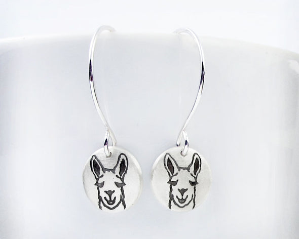 Tiny Llama Earrings