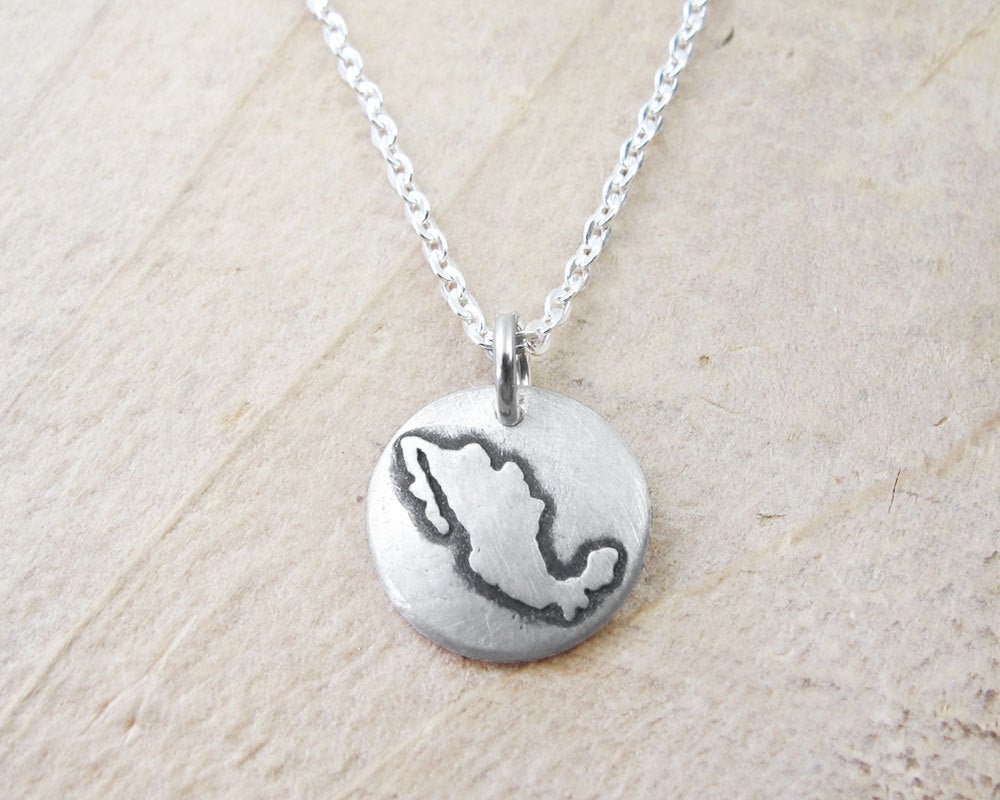 Tiny Mexico Necklace