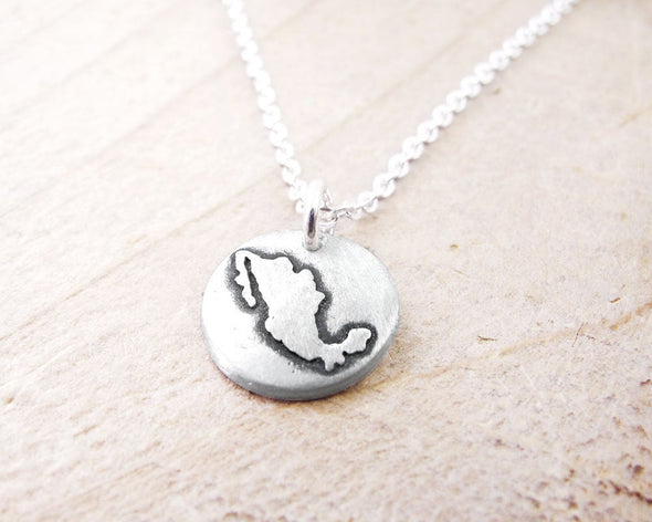 Tiny Mexico Necklace