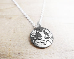 Tiny Papillon Necklace