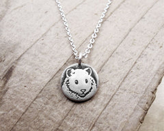 Tiny Hamster Necklace