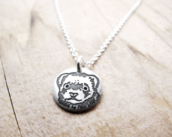 Tiny Ferret Necklace