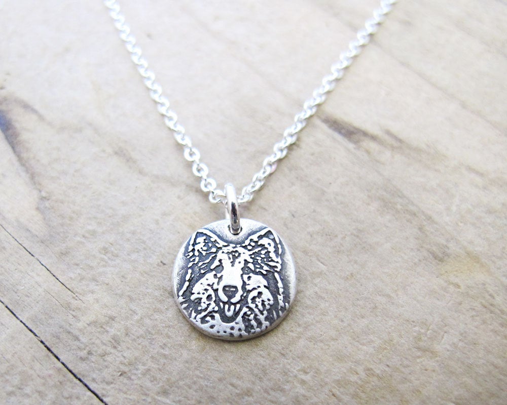 Tiny Sheltie Necklace