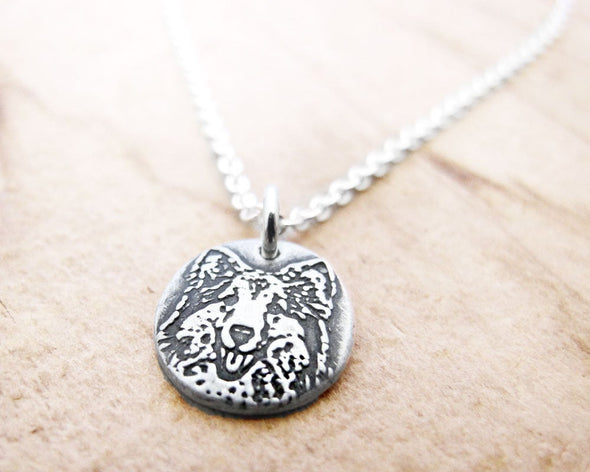 Tiny Sheltie Necklace