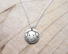 Tiny Dumbo Rat Necklace