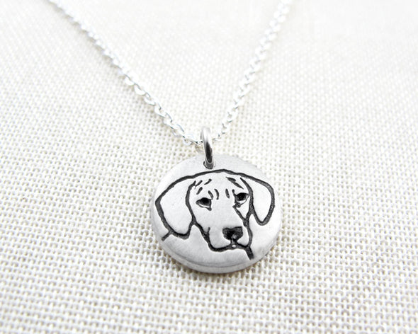 Tiny Rhodesian Ridgeback Necklace