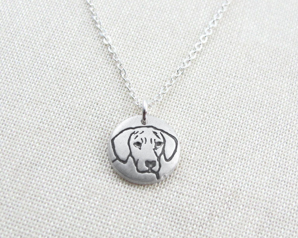 Tiny Rhodesian Ridgeback Necklace