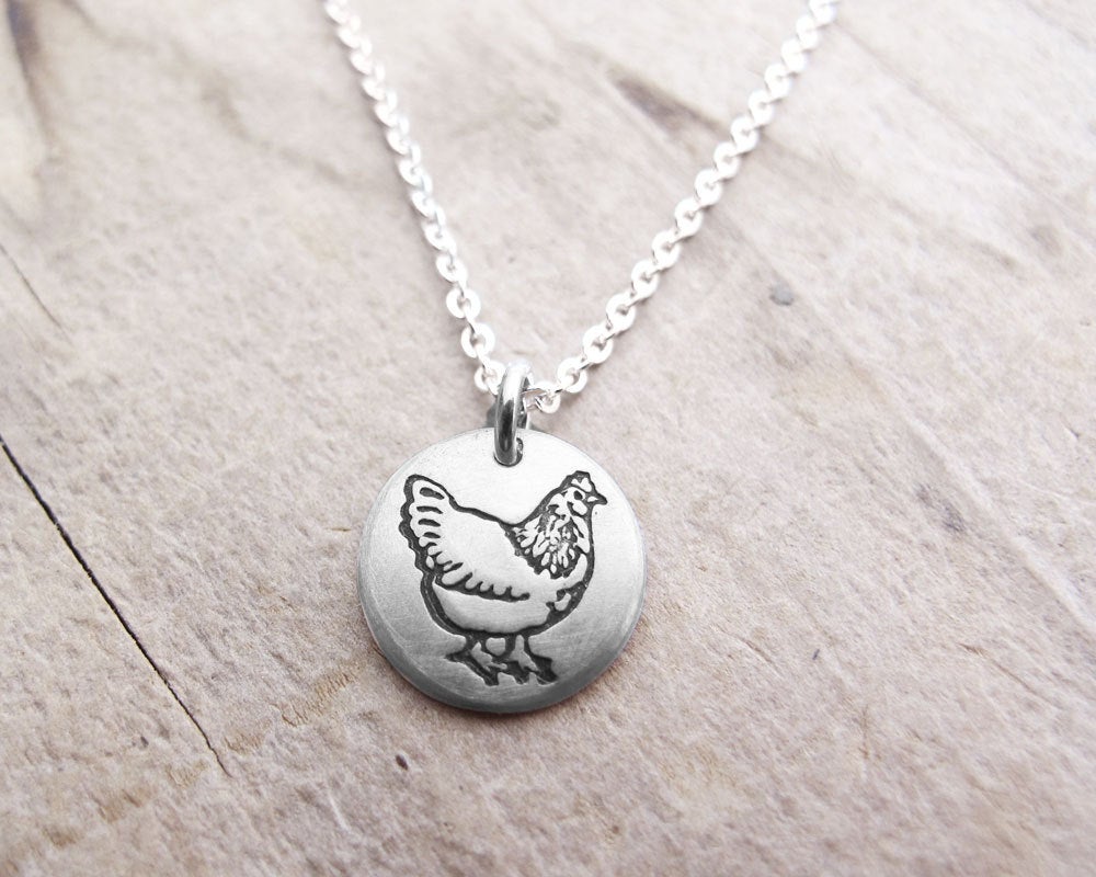Tiny Chicken Necklace