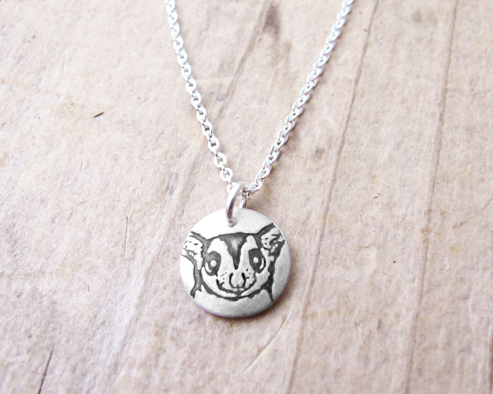 Tiny Sugar Glider Necklace