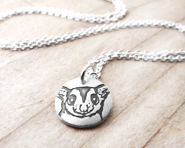 Tiny Sugar Glider Necklace