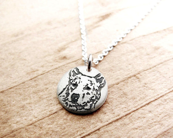 Tiny Heeler Necklace or Australian Cattle Dog