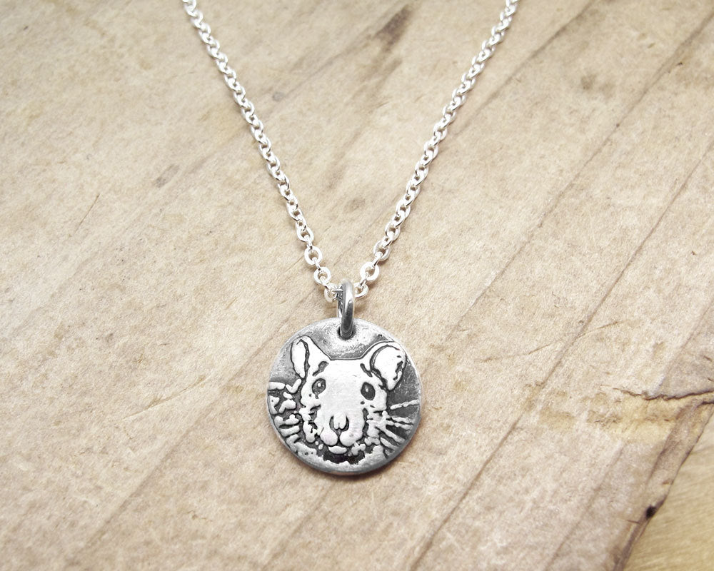 Tiny  Rat Necklace