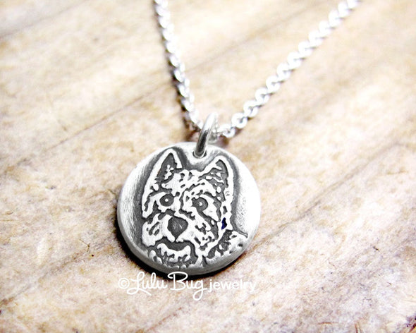 Tiny Westie Necklace