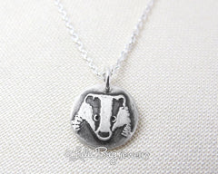 Tiny Badger Necklace