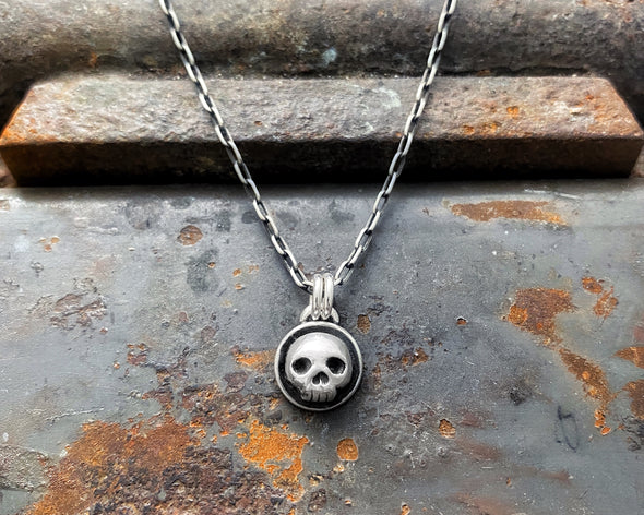 Tiny Skull Necklace