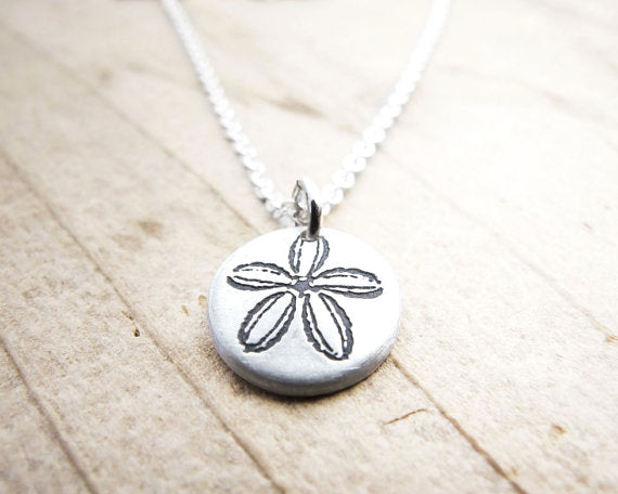 Tiny Sand Dollar Necklace