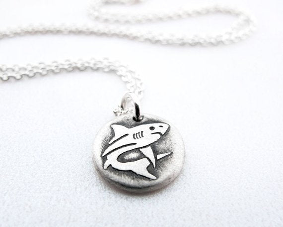 Tiny Shark Necklace