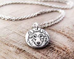 Tiny Wolf Necklace