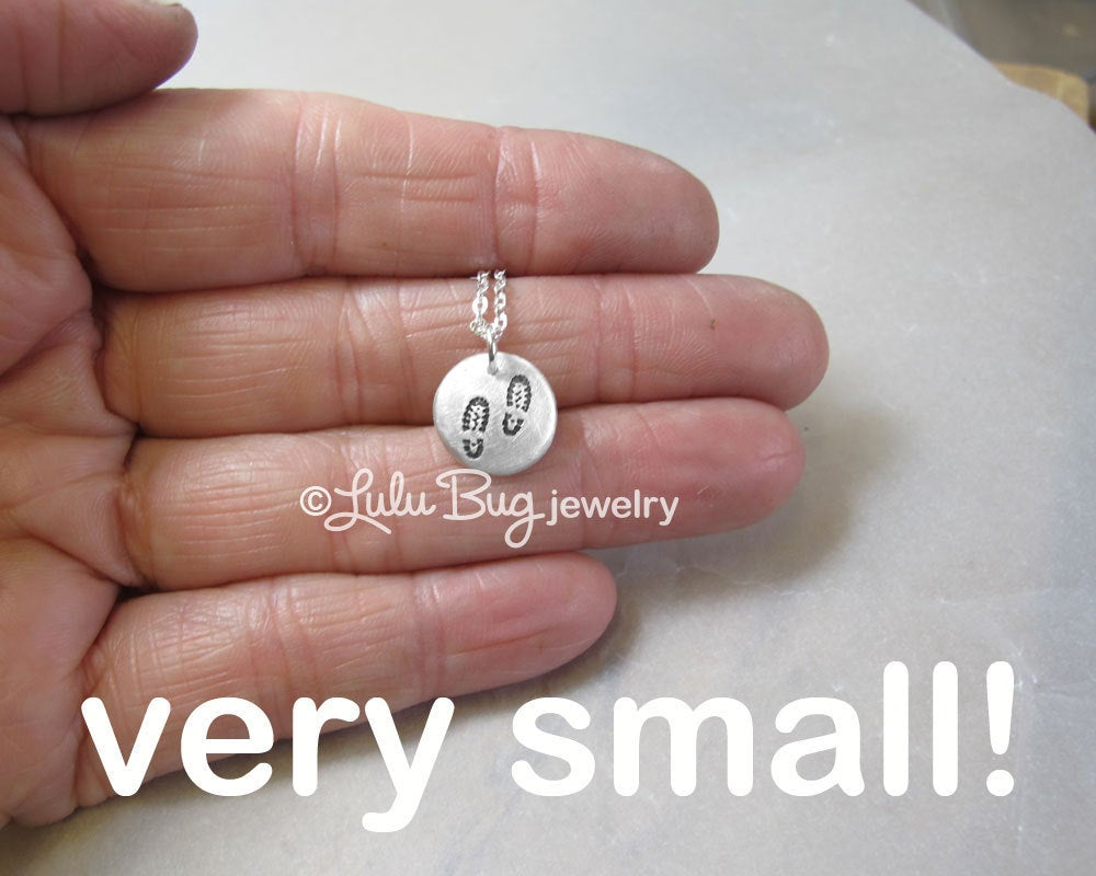 Tiny Hiking Boot Necklace