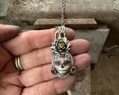 Catrina with Citrine and Garnets
