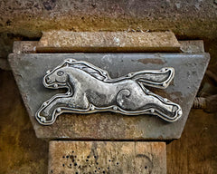 Leaping Horse Brooch